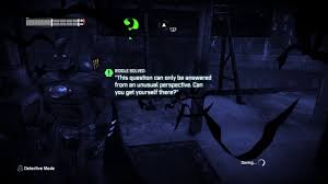 Batman Arkham City Riddle Would An Invitation To Party Like The Gods Be A Bolt Out Of The Blue Youtube