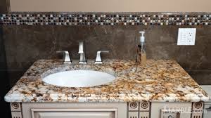 What kind of granite is used for kitchen countertops? Verniz Tropical Granite Bathroom Vanity Marble Com