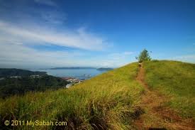 Constantly referred to as kk, it is on the west coast of sabah within the west coast division. Hiking To Bukit Gundul Bukit Botak The Bald Hill Mysabah Com