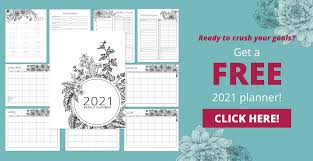 Do you normally have busy days? Free Printable 2021 Planner Making Lemonade