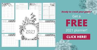 Free, easy to print pdf version of 2021 calendar in various formats. Free Printable 2021 Planner Making Lemonade