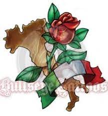 The beauty of these tattoos is that they can be sported on any part of the body. Italy With Italian Banner Flag And Rose Tattoo Design Rose Tattoo Design Bullseye Tattoo Tattoo Blog