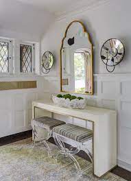 Neutral Entrway Transitional Interior Design Interior Design Firms Transitional Interior