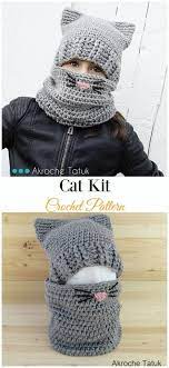Fun Kids Cat Hat Crochet Patterns Page 2 Of 2 Diy How To Blue Star Cat Hat With Cute Flower Crochet P In 2020 Crochet Cat Hat Crochet Hat Pattern Crochet Beanie