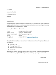 Surat lamaran kerja sebaiknya di tulis tangan atau di ketik ??? 15 Contoh Surat Lamaran Kerja Di Toko Roti Kumpulan Contoh Gambar