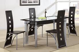 5 Piece Metal Frame Dining Table Set