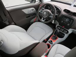 2015 Jeep Renegade Latitude With Ski Gray Bark Brown Interior Jeep Renegade Interior Jeep Renegade 2015 Jeep Renegade