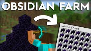 In this video i will teach you how to make obsidian in minecraft. Minecraft Easy Obsidian Farming Method 1 16 Youtube