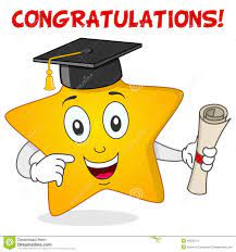 Yellow Star Character Graduation Hat Happy Cartoon Holding Diploma Isolated White Background Eps File Availa Star Character Happy Cartoon Animated Smiley Faces