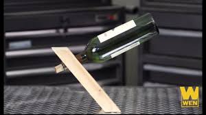 This wine bottle holder project takes just minutes to build and can be made for free or close to it if you have the right scraps. Woodworking Projects Floating Wine Bottle Holder Youtube