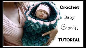 Baby Cocoon Crochet Tutorial Part1 Youtube