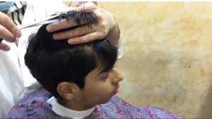 حلاقة الشعر بالأصابع و المقص How To Cut Hair With Fingers And