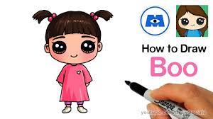 Yes, you heard me ri. How To Draw Boo Easy Monsters Inc Youtube