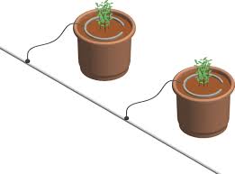 Netafim Ring Irrigation For Pots Using A Multi Outlet Dripper With High Clogging Resistance And Superb Water Distribution By Netafim