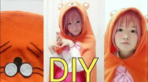 A perfect sister with a kind heart, high scores and popularity, that everybody admires. Himouto Umaru Chan Diy Hoodie Cape Costume Diy Ao Choang Cá»§a Umaru Chan Youtube