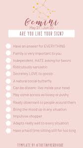 Are You A Gemini Use This Fun Zodiac Instagram Template To See If You Have Traits Like Other Geminis Teks Romantis Kutipan Persahabatan Terbaik Menulis Buku