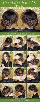 Curly Romantic Bun Holiday Updo Hairstyles Cute Easy Hair Style Easybraid Braidedhair Click To S Hair Styles Long Hair Styles Easy Updos For Long Hair