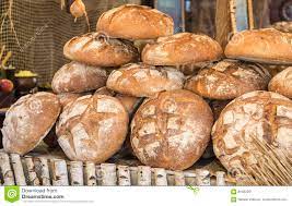Selling Bread At The Farmers Market Stock Image - Image Of Product, Bread:  84482251