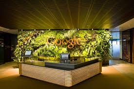 Google Sydney Google Office Lobby Design Reception Desk Design