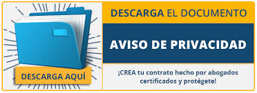 En el formato de la carta poder debes colocar fecha de elaboración y la dirección de ubicación que. Aviso De Privacidad Ejemplo Legalario Legalario