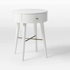 Mid Century Modern Bedside Tables Google Search Round Nightstand White Nightstand Bedroom Night Stands