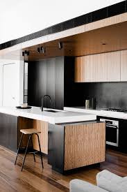 Reveal At Top Of Cabinets Makes Me Think About How Any Uppers Should Join The Pitched Ceiling Wh Timber Kitchen Popular Kitchen Designs Modern Kitchen Design