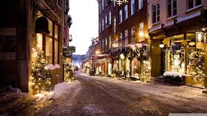 Holiday Christmas Christmas Tree Christmas Lights Street Wallpaper Christmas In Paris Christmas Desktop Wallpaper Christmas Town