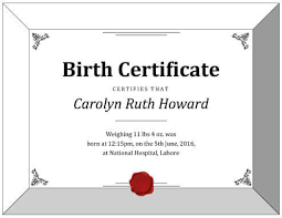 Birth certificate printable certificate, free to download and print. Free Downloadable Fake Certificate Templates Hloom Com