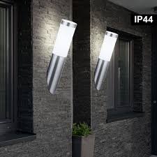 Lassen sie sich auch von der vielzahl der solarleuchten inspirieren und verzaubern sie ihren garten mit kugelleuchten. Outdoor Terrasse 2 X Fackel Wand Lampen Haus Garten Hof Aussen Beleuchtung Edelstahl Leuchte 40 Cm Bioethicskenya Org