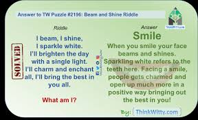 Answer to the Beam and Shine Riddle - Think Witty
