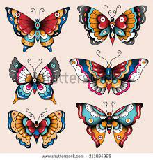 Shutterstock Mobile Royalty Free Subscription Stock Photography Vector Art Traditional Butterfly Tattoo Butterfly Tattoo Designs Art Tattoo