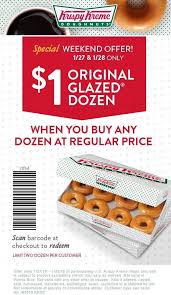 Pinned January 27th Second Dozen For 1 At Krispykreme Thecouponsapp Krispy Kreme Coupons Shopping Coupons Krispy Kreme