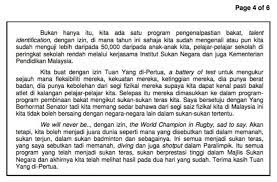 Sukan adalah 'penjana' dalam mempertahankan keharmonian, kemuafakatan dan perpaduan dalam kalangan masyarakat negara ini di bawah prinsip satu malaysia. Contoh Karangan Perpaduan Kaum Di Malaysia Pt3 Terbaik