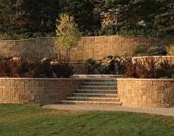 Retaining walls are, thus, used to bound two soils between two different terrain elevations in situations where possessing slopes would be undesirable. How To Choose Modular Concrete Block Landscaping Retaining Walls Backyard Landscaping Backyard Retaining Walls