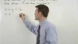 You are selling hot dogs and sodas. Systems Of Equations Word Problems Examples Solutions Videos Worksheets