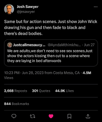 Why do people seem to be so squeamish about sex scenes and nudity in Film &  TV lately? Even saw Oppenheimer get hate for this : rLetterboxd