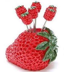She would like a kitchen that reflects the natural theme. Strawberry Kitchen Unique Cute Stuff For Home Kitchen Stuff Toothpick Holder Strawberry Kitchen Strawberry Decorations Toothpick Holder