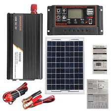 Canadian solar, hanwha q cells, lg solar, longi solar, panasonic, mission solar, solaria, trinasolar and many more manufacturers. 10a 60a Soalr Charge Controller Diy Solar System Kit 1000w Solar Inverter With Solar Panel Solar Power System Set Sale Banggood Com