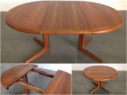 Vintage Danish Modern Teak Rosewood Dining Table Leaf Extension Mid Century Mcm Rosewood Dining Dining Table Leaf Table