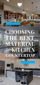 Kitchen countertops are one of the most crucial elements of most kitchens. Choosing The Best Material For Kitchen Countertop Kitchen Countertops Outdoor Kitchen Countertops Countertops