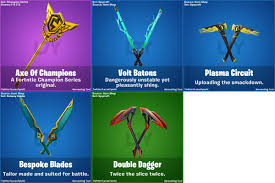 The pickaxe, also known as harvesting tool, is a tool that players can use to mine and break materials in the world of fortnite. All Leaked Fortnite Skins Cosmetics From V12 20 Update Dexerto