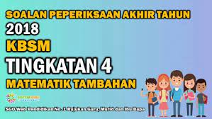 We did not find results for: Soalan Peperiksaan Akhir Tahun 2018 Kbsm Tingkatan 4 Matematik Tambahan