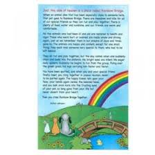 A poem titled the rainbow bridge has been comforting. Free Rainbow Bridge Poem The Rainbow Bridge Poem Digital File Download 10 X Etsy