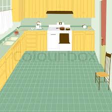 retro kitchen stock vector colourbox