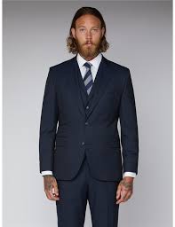 Whether there's a formal event coming up, or you want to add a sleek edge to your weekday looks, we've got what you're scrolling for. Men S Navy Twill Tailored Fit Suit Jacket Gibson London