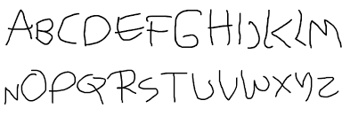 Handwriting fonts bring a new artistry to fonts, as they are actually based on people's individual handwriting. Child S Handwriting Font Ffonts Net