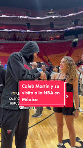 📸 Recordar es volver a vivir. 🤩 Caleb Martin y su foto de la visita a la  NBA en México 🇲🇽 #nba #nbaenmexico #nbamexico #miamiheat #calebmartin