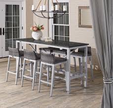 You can watch the ingredients get bar set with a table and two chairs. Sol 72 Outdoor Mckinnon Rectangular 6 Person 73 Long Bar Height Dining Set Wayfair