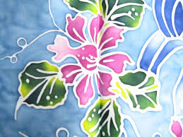 Kenali Melayu Malaysia Know Malaysian Malays Batik Malaysia Batik Art Blue Flower Painting Flower Doodles