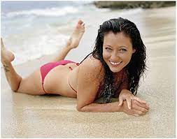 Charmed Shannen Doherty Posing in Bikini on Beach Smiling 8 x 10 Inch Photo  at Amazon's Entertainment Collectibles Store